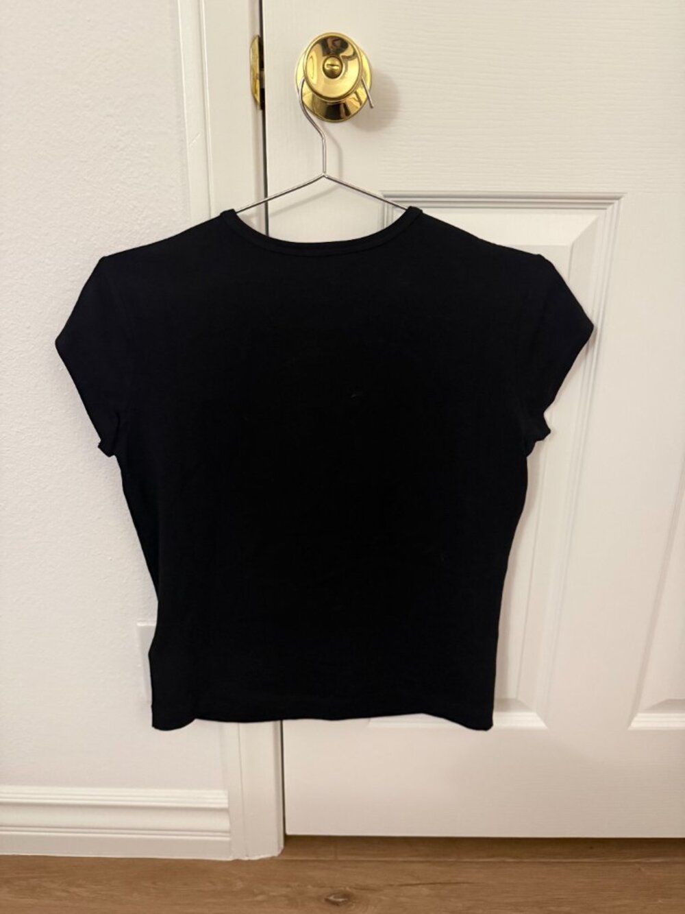 Diesel T-Angie Cutout top with oval D logo (Black, size L) - Picture 10 of 10